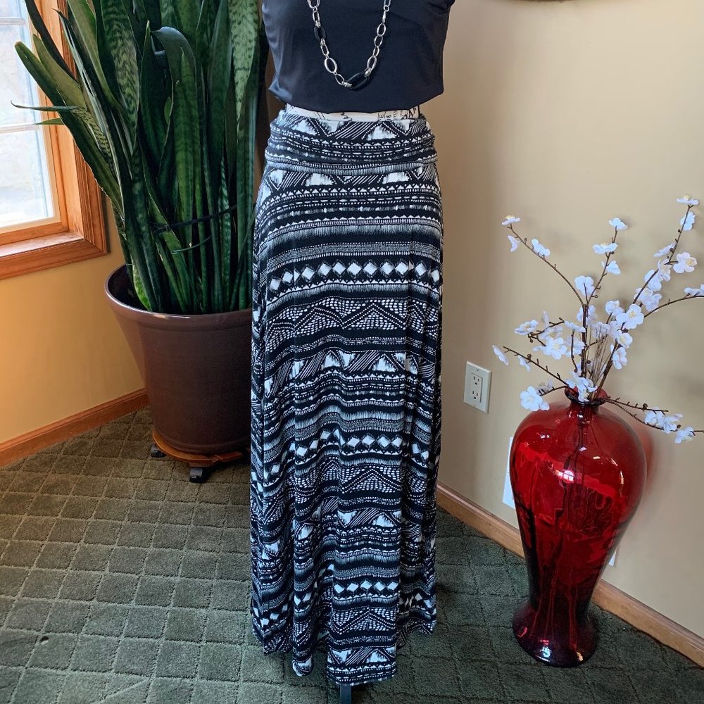 Multi-Colored Maxi Skirt